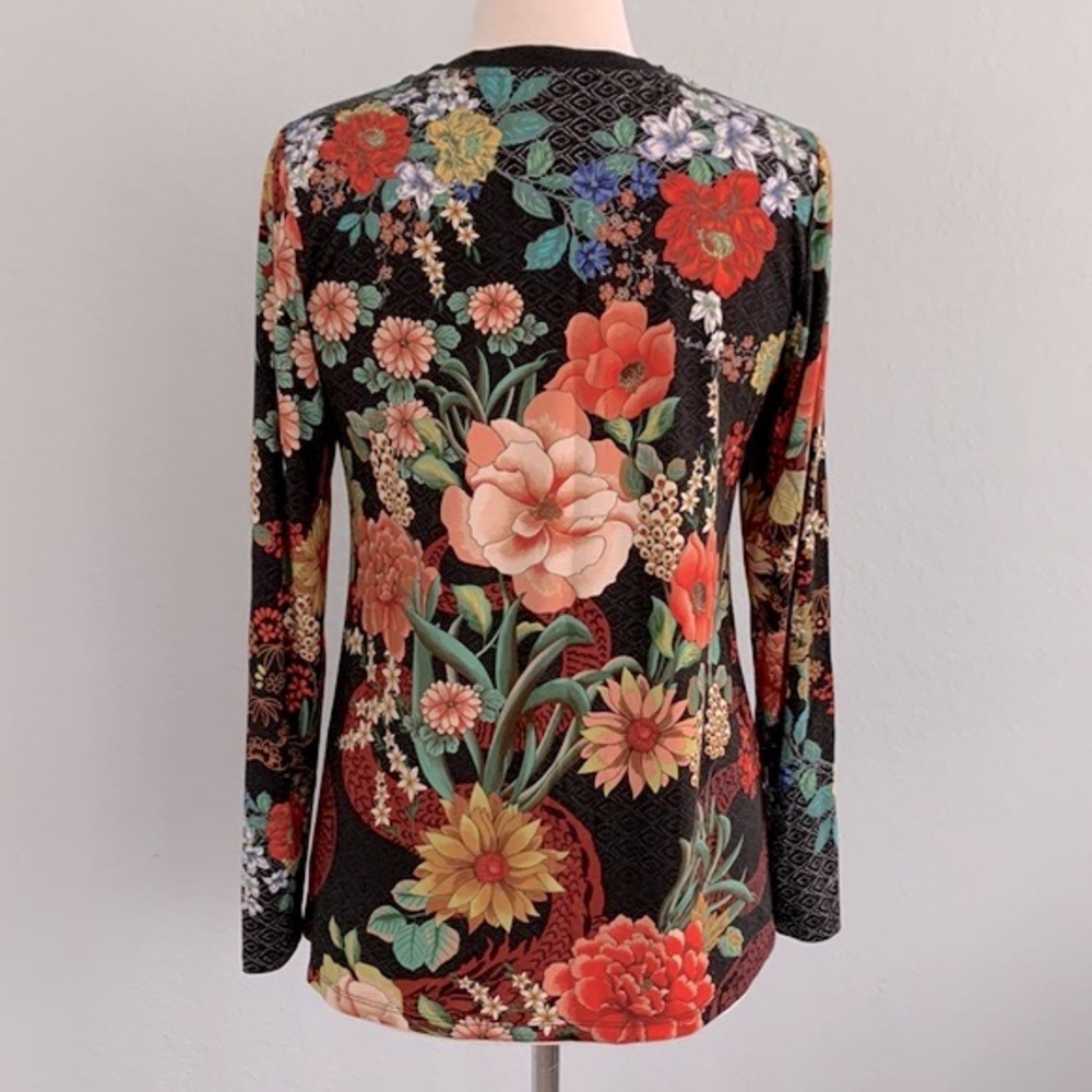 Johnny Was Floral Babuska Favorite Crewneck Tee - Picture 8 of 11